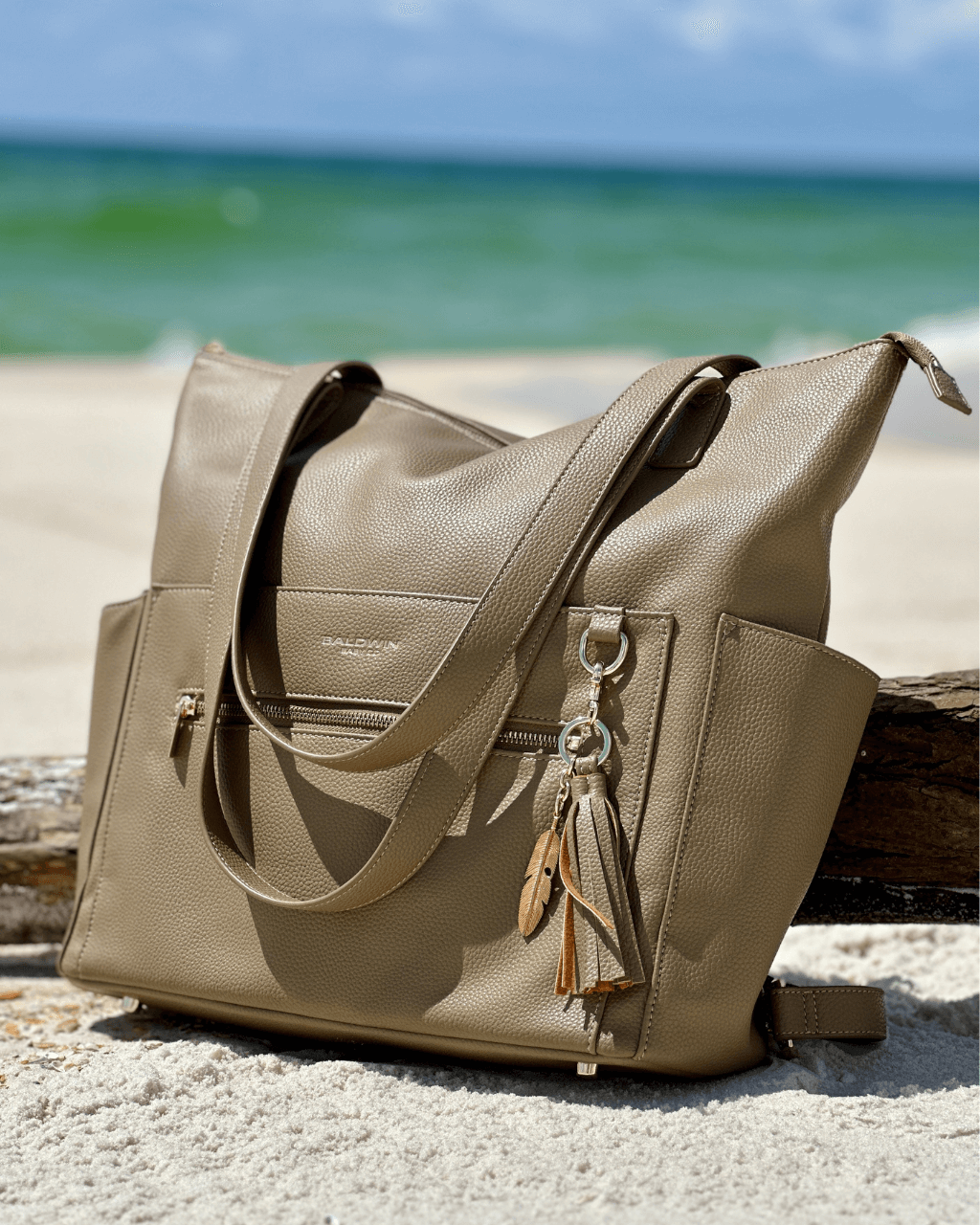 The Lillian Diaper Bag - Driftwood
