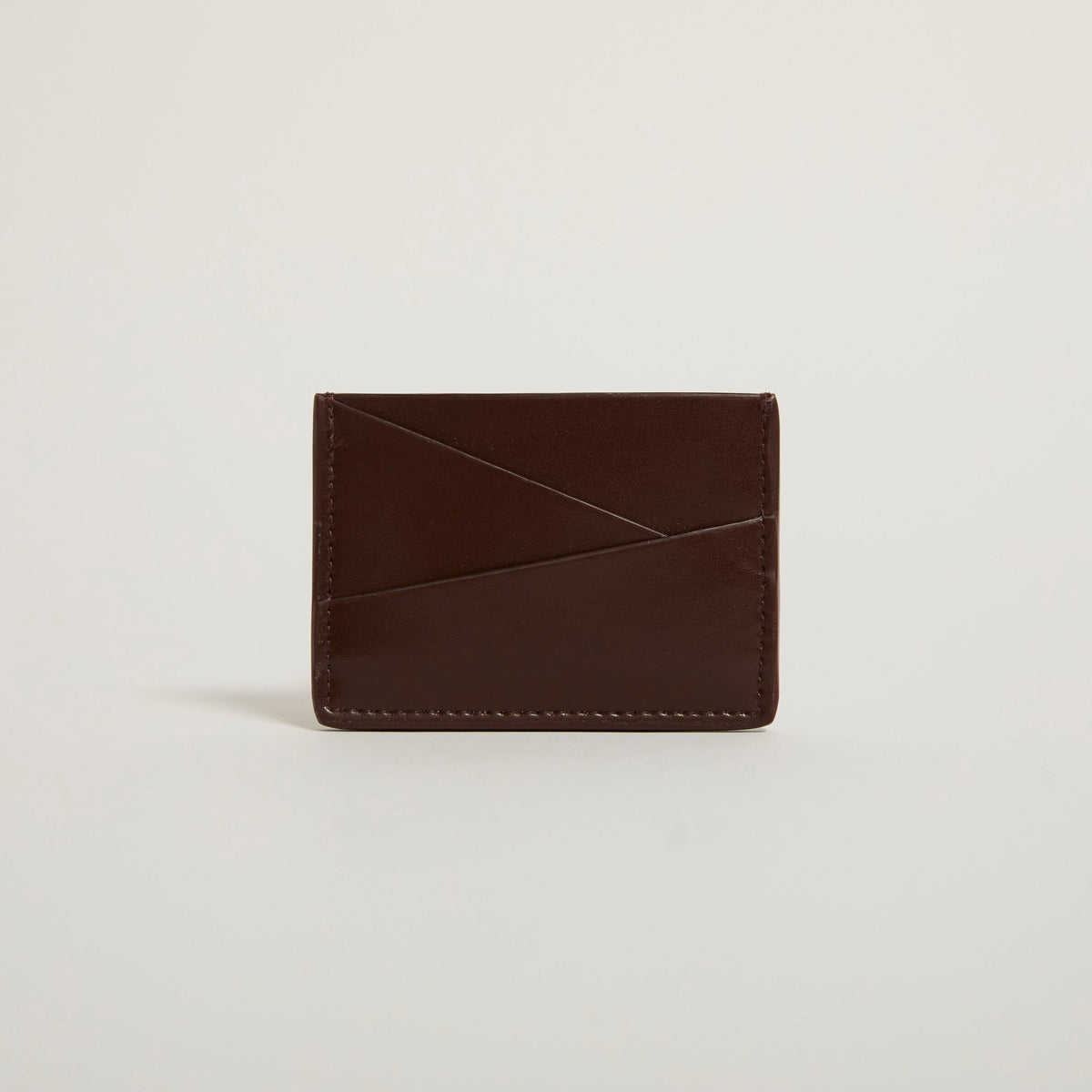 Pineapple Puzzle Cardholder (Dark Brown)