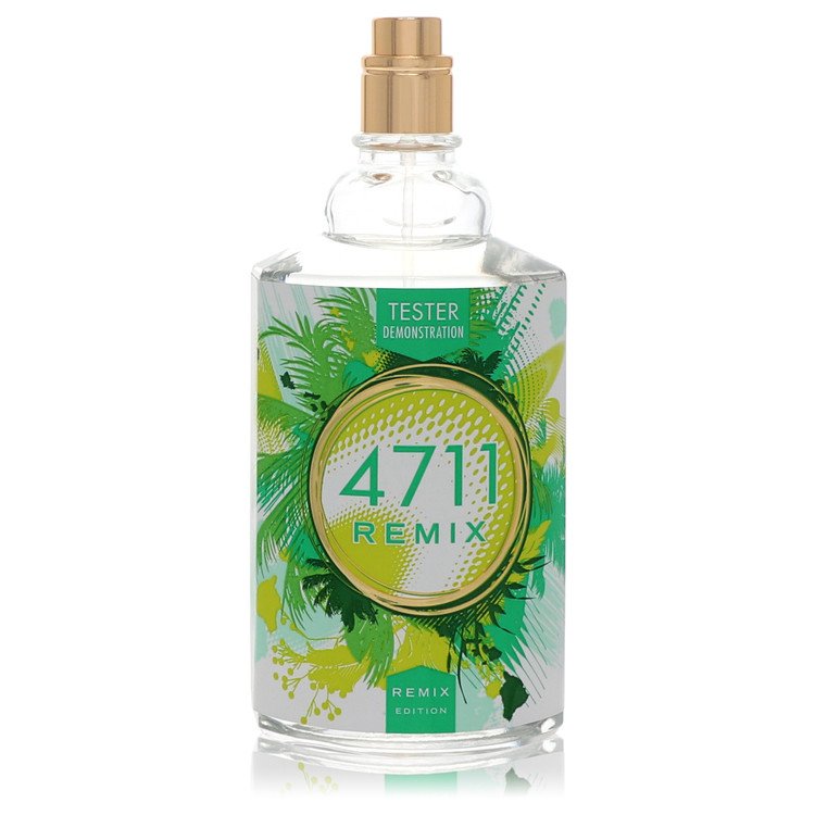 4711 Remix Green Oasis by 4711 Eau De Cologne Spray (Unisex Tester) 3.4 oz for Men