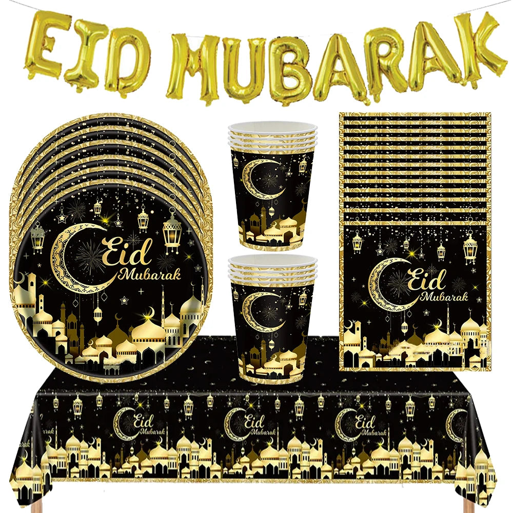 Eid Mubarak Tableware & Party Decorations