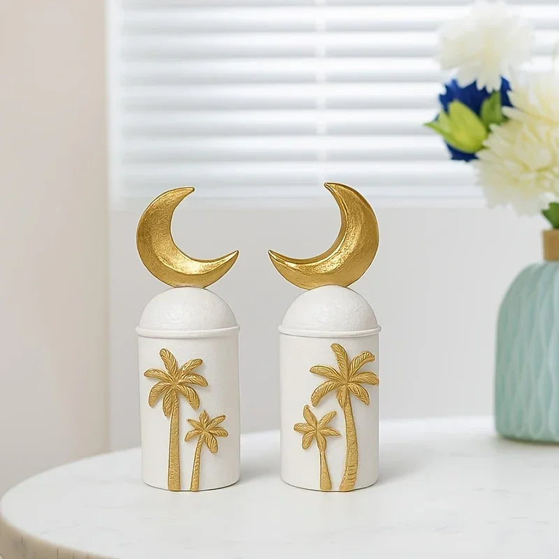 Art Piece - Hand-Painted Ramadan Decor