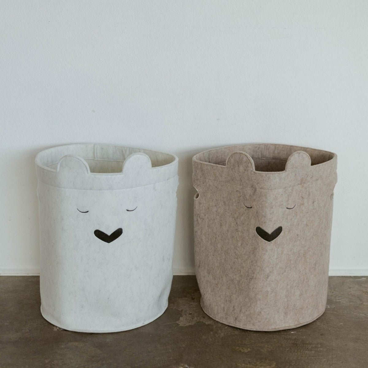 Bear Felt Laundry Hamper