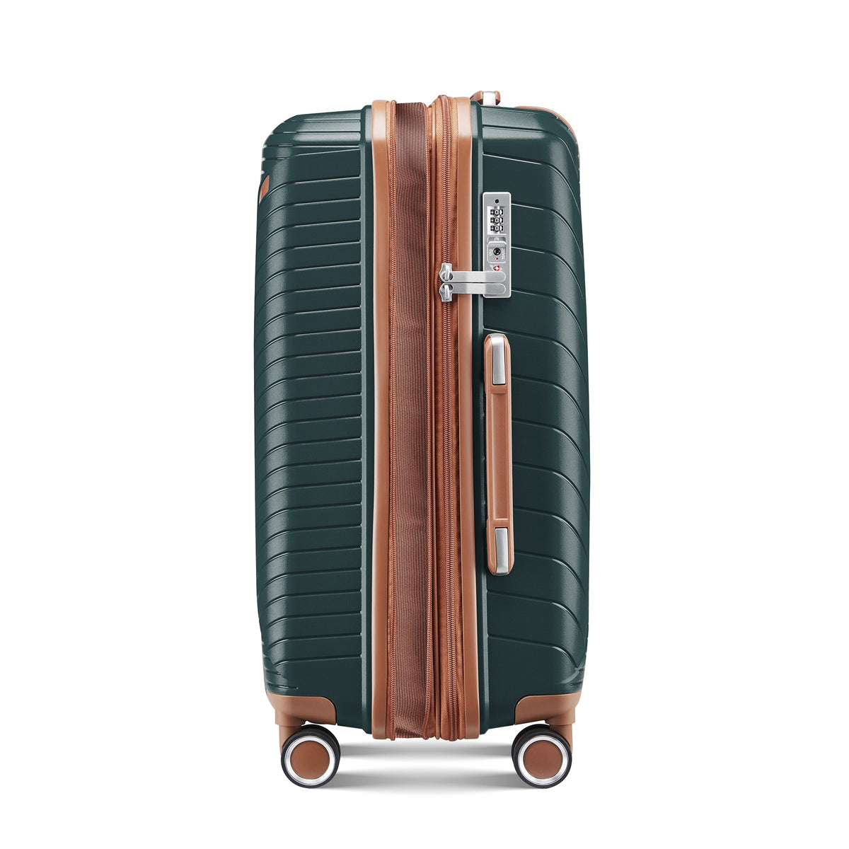 Luggage set of 4 pieces (14/20/24/28) with 4 360 degree silent rotating wheels made of PP material and durable TSA lock