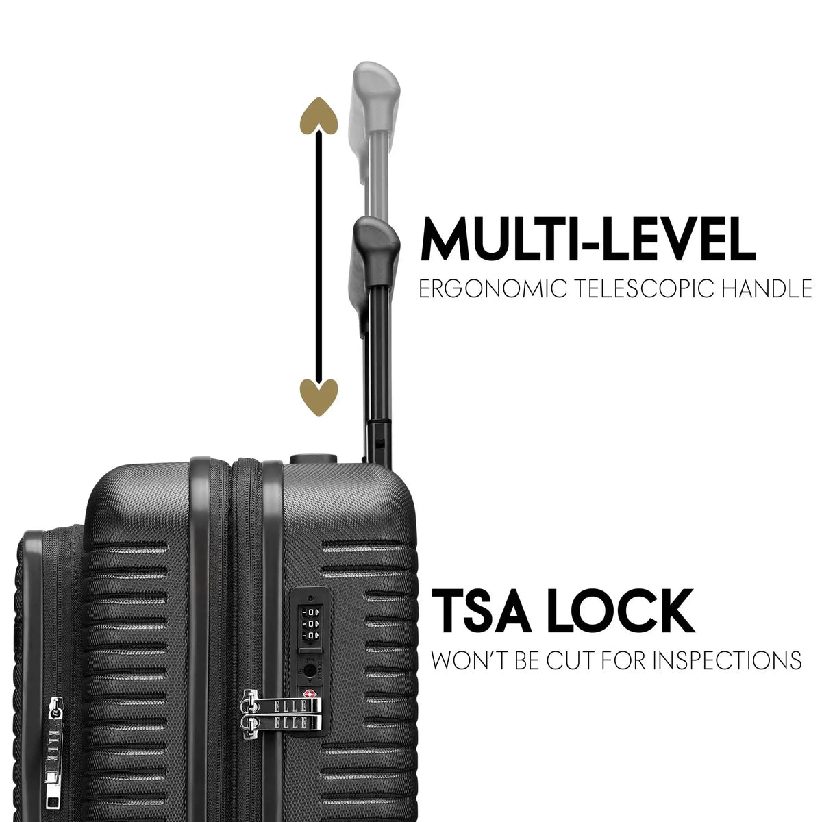 Roamer Escape Expandable 4 Piece Luggage Set