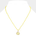 Natural Stone Pendant Necklace