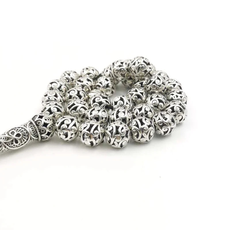 Metal Tasbih Prayer Beads – 14mm