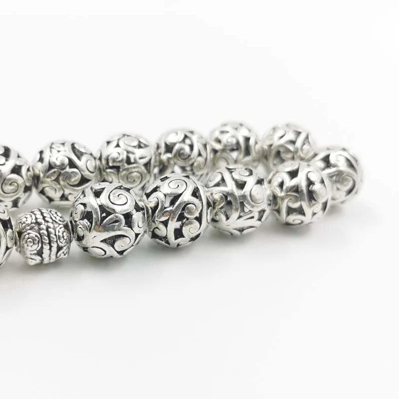 Metal Tasbih Prayer Beads – 14mm