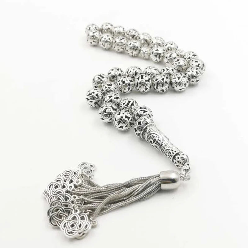 Metal Tasbih Prayer Beads – 14mm