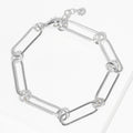 Gold Dipped Paperclip Chain Link Bracelet