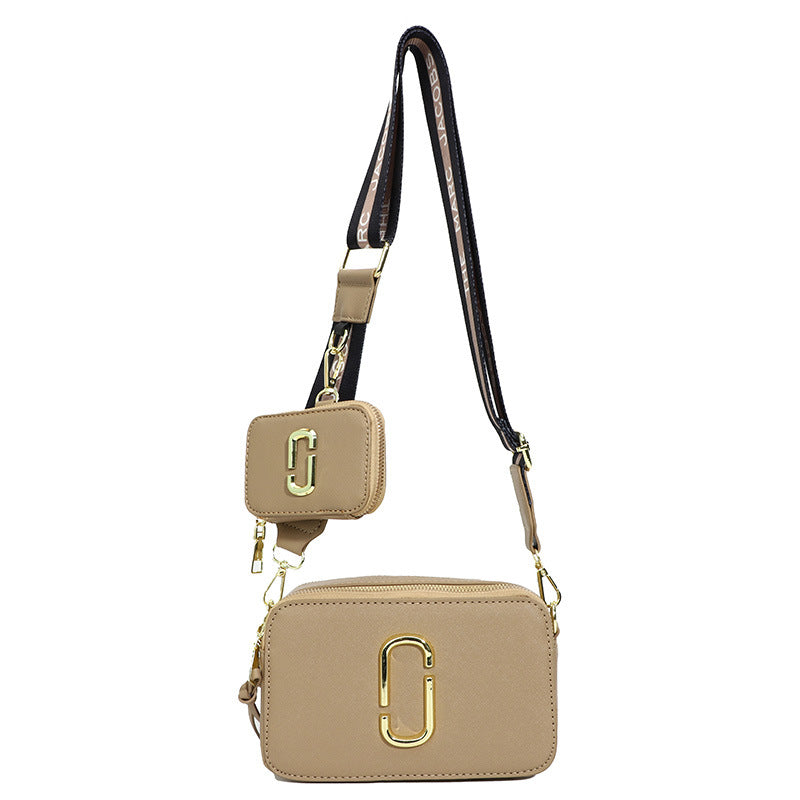 Creative Fashion Mother Retro Contrast Color Shoulder Bags