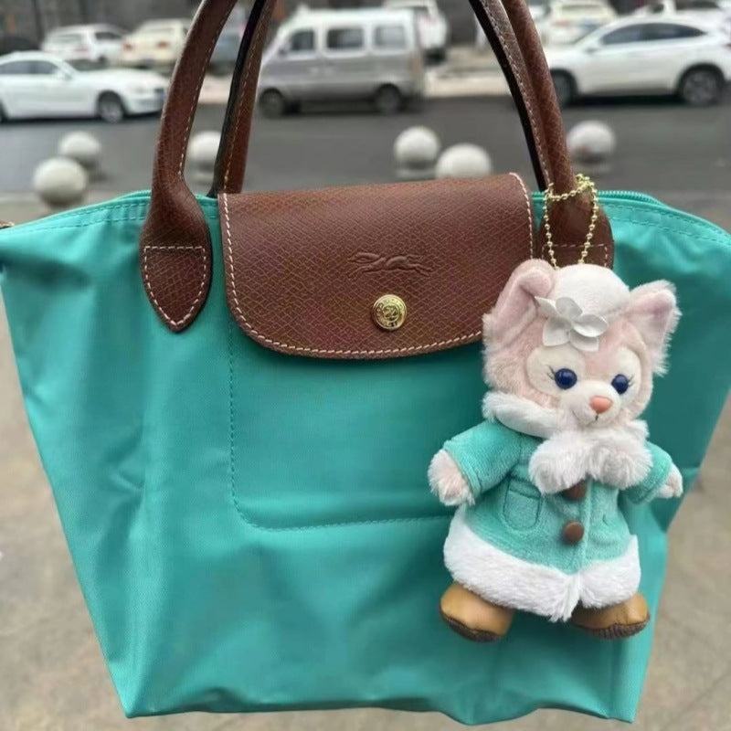 Women's French Embroidery Dumpling Folding Large Capacity Dragon Handbags