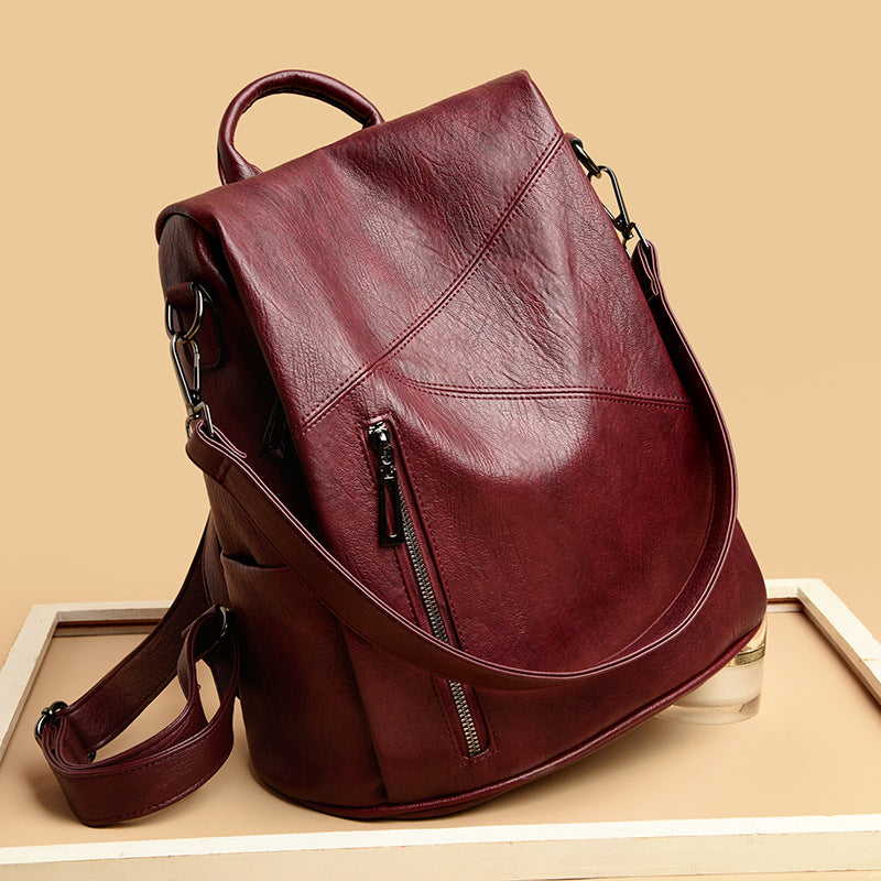 Pretty Unique Durable High-grade Stitching Sheepskin Backpacks