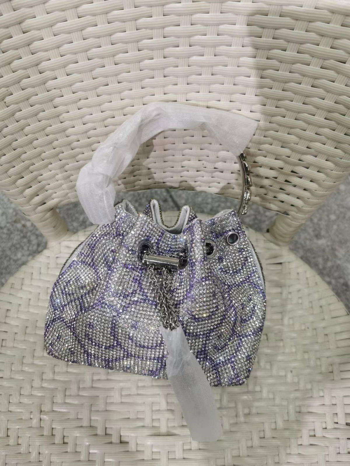 Women's Heron Live Streaming On Tassel Rhinestone Shoulder Bags