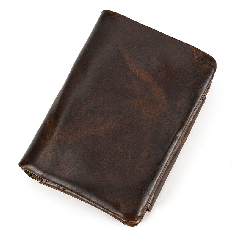 Men's Business Simplicity Short Multiple Slots Leather Men's Wallets