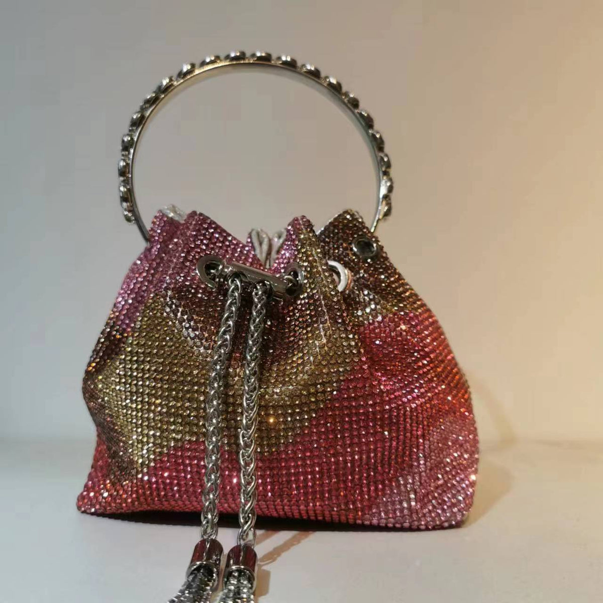 Women's Heron Live Streaming On Tassel Rhinestone Shoulder Bags