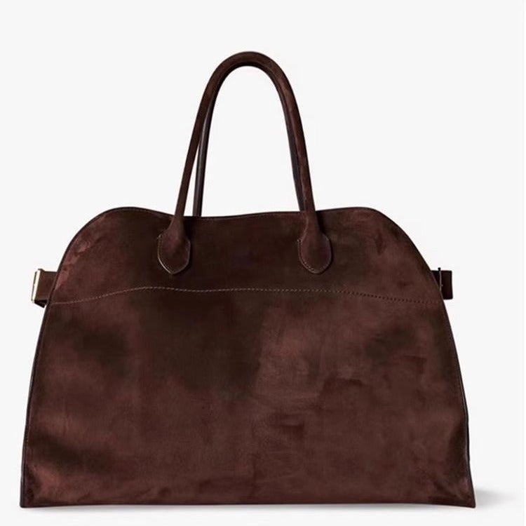 First Layer Cowhide Genuine Leather Large Handbags