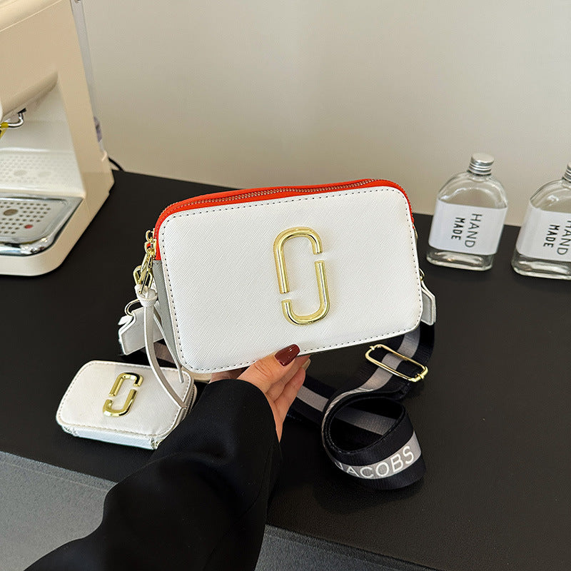 Creative Fashion Mother Retro Contrast Color Shoulder Bags