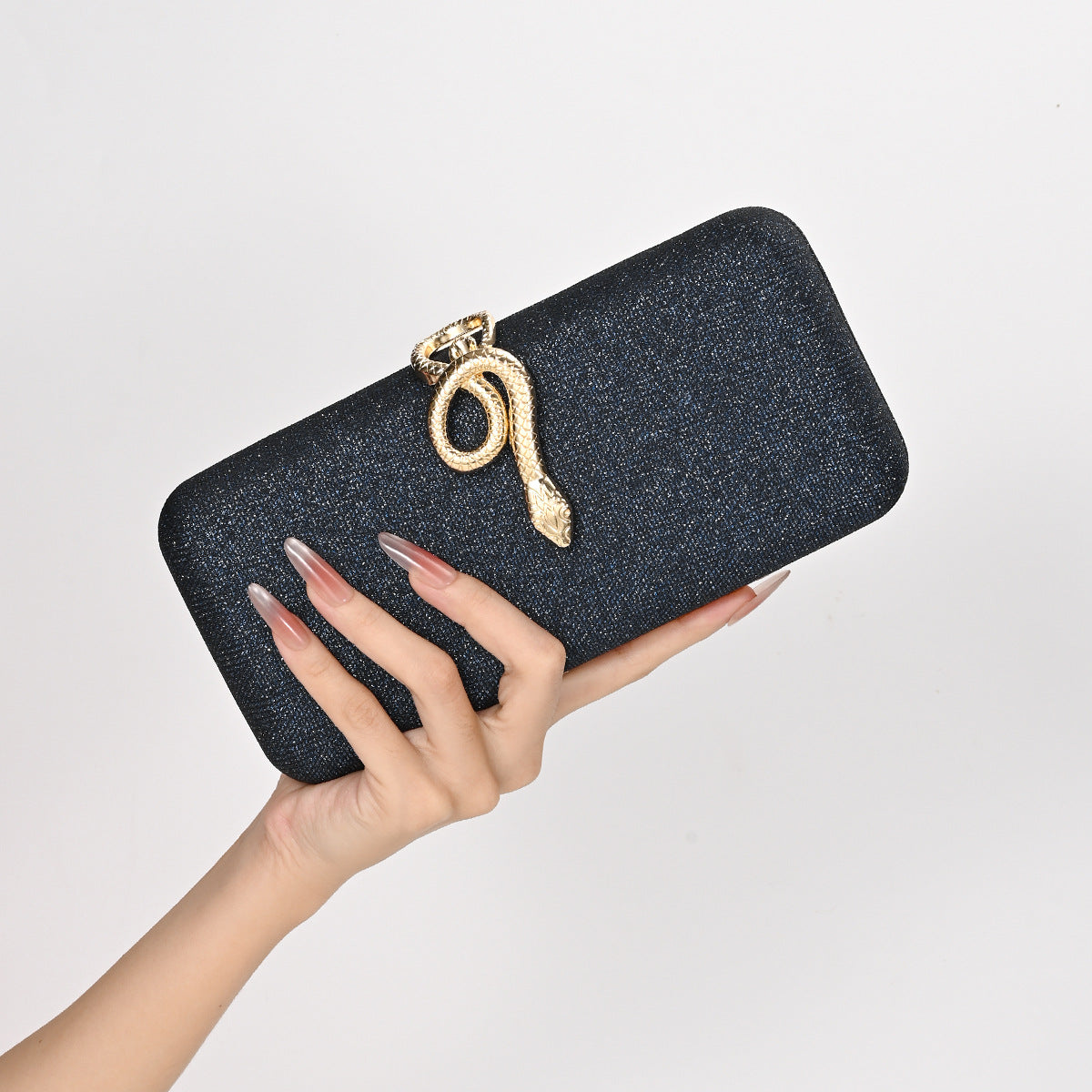 Women's Elegant Snake Shiny Banquet Party Club Evening Bags