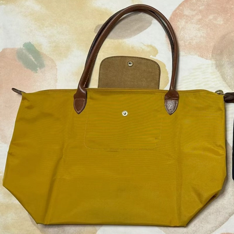 Women's French Embroidery Dumpling Folding Large Capacity Dragon Handbags