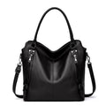 Women's Large Capacity Textured Simple Commuter Handbags