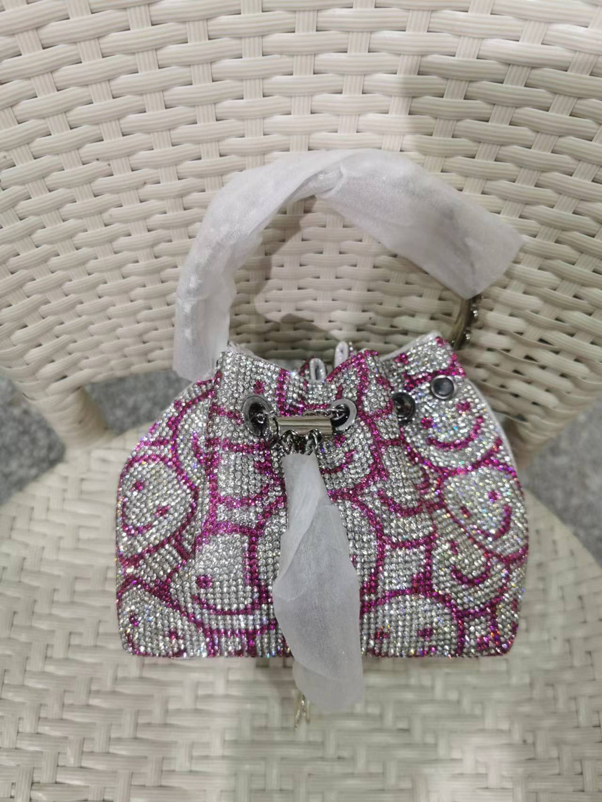 Women's Heron Live Streaming On Tassel Rhinestone Shoulder Bags