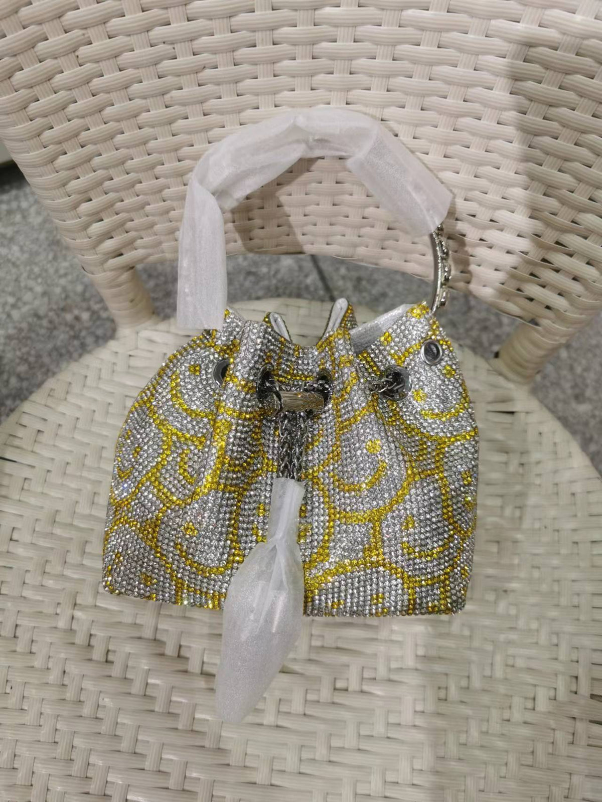 Women's Heron Live Streaming On Tassel Rhinestone Shoulder Bags