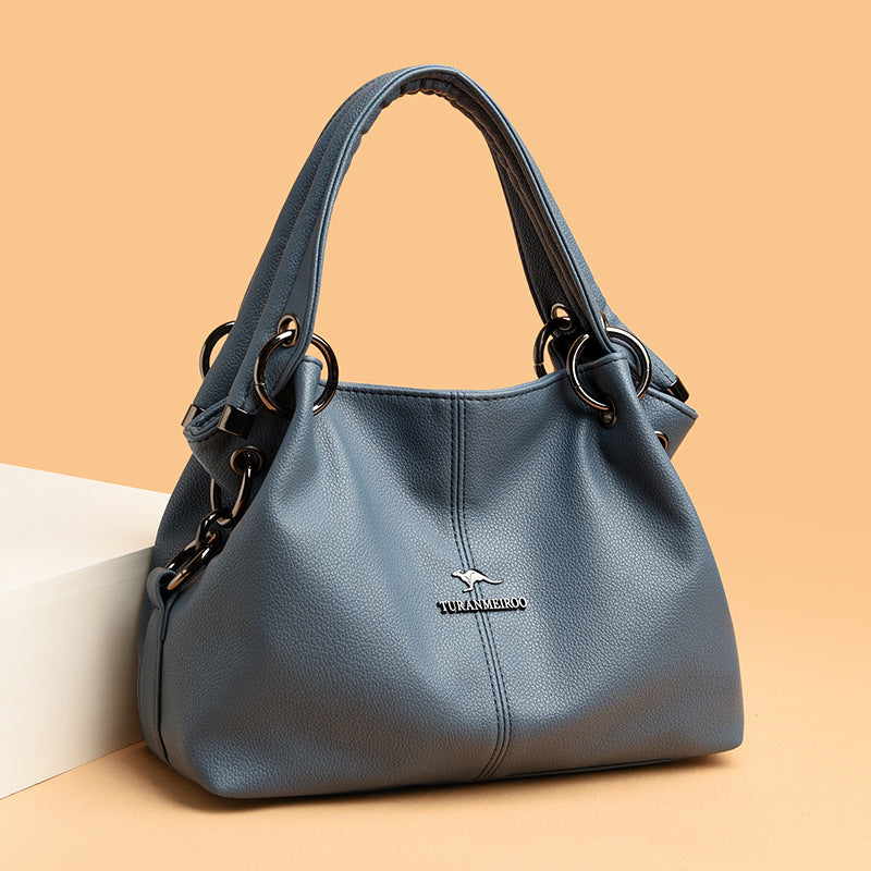Stylish Mother Fashion Elegant Soft Leather Handbags