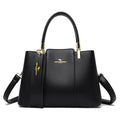 Women's Fashion Stitching Large Capacity Practical Temperament Handbags