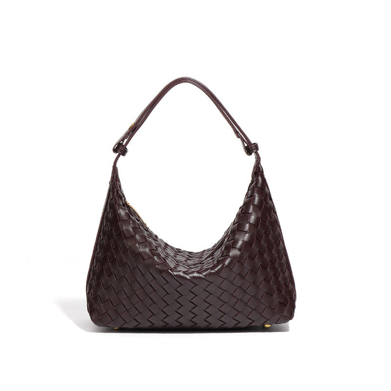 French Minority Hand-woven Versatile High-grade Large Handbags