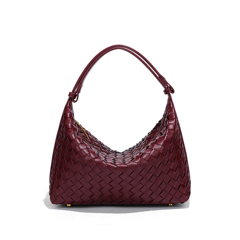 French Minority Hand-woven Versatile High-grade Large Handbags