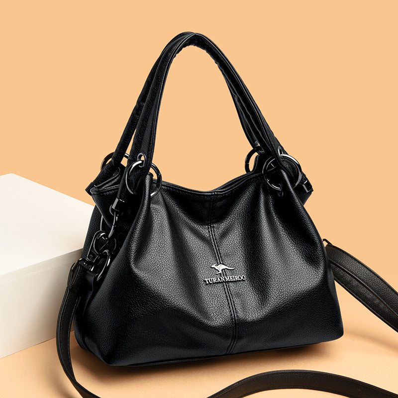 Stylish Mother Fashion Elegant Soft Leather Handbags