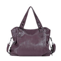 Women's Texture Portable Commuter Underarm Large Capacity Bags