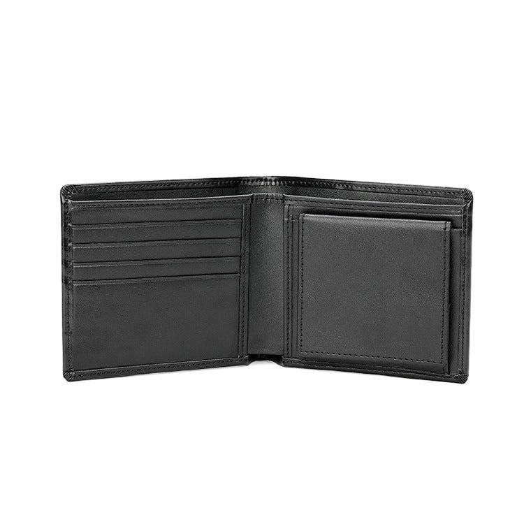 Men's Genuine Leather Two Fold Pocket Business Men's Wallets