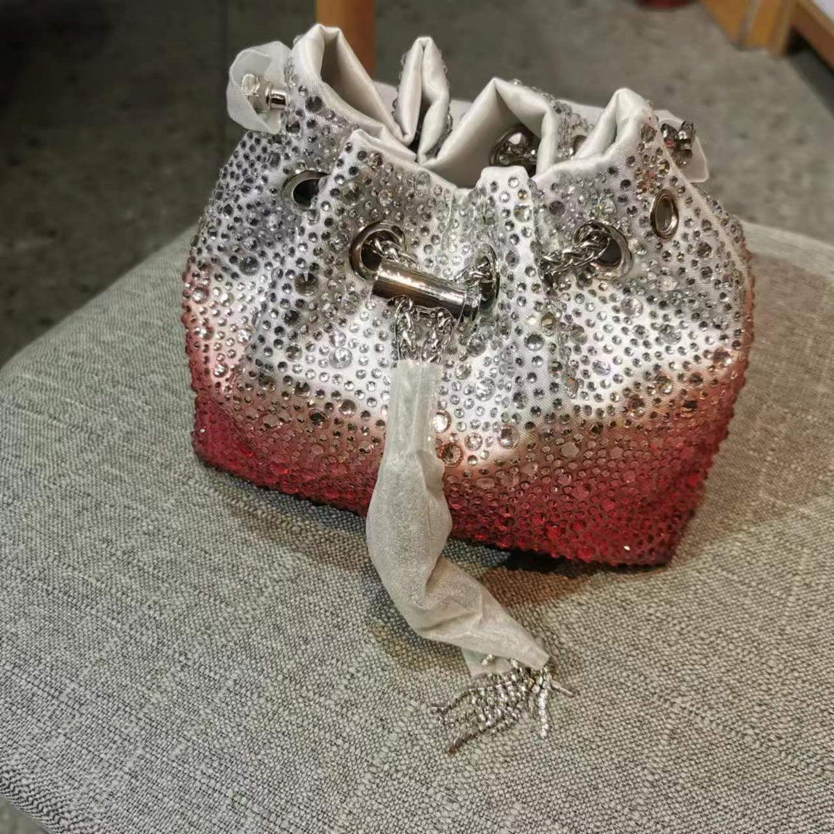 Women's Heron Live Streaming On Tassel Rhinestone Shoulder Bags