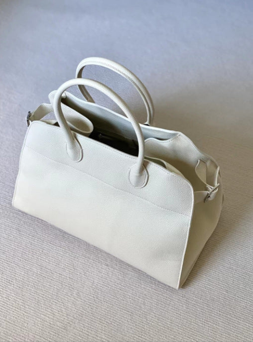 First Layer Cowhide Genuine Leather Large Handbags