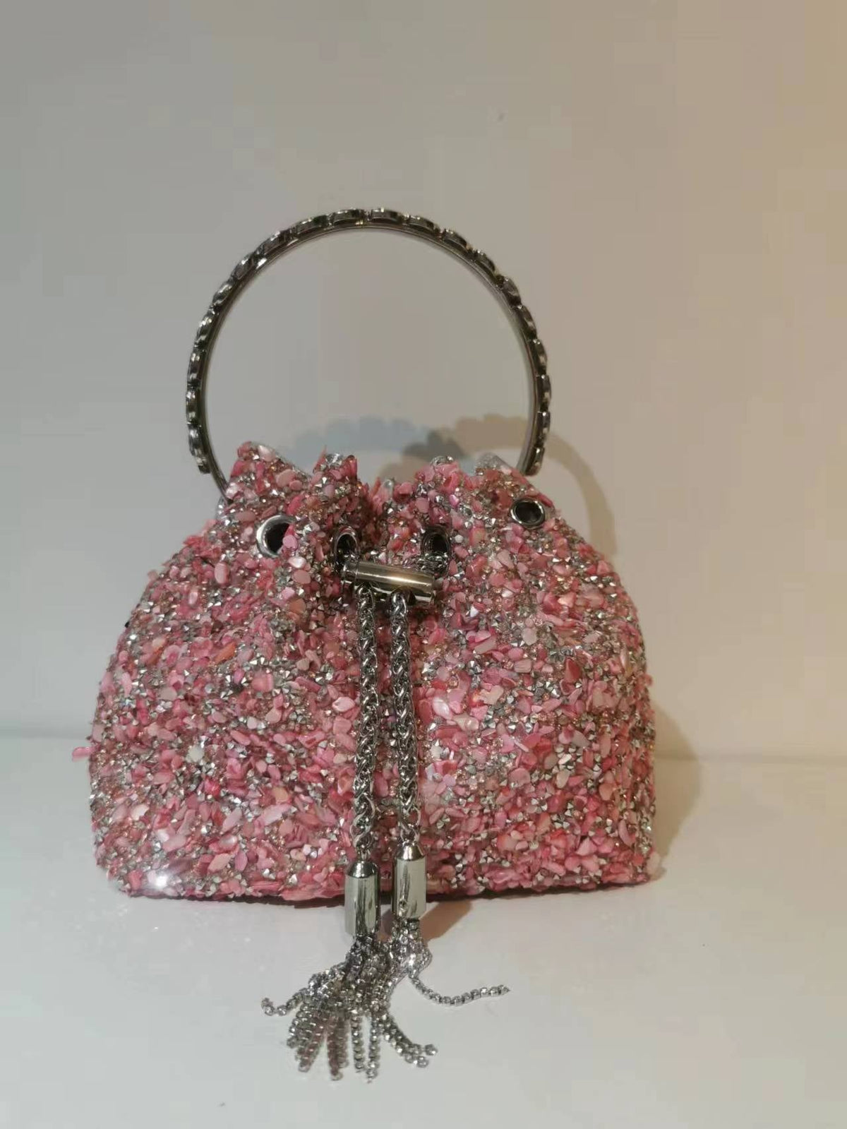 Women's Heron Live Streaming On Tassel Rhinestone Shoulder Bags