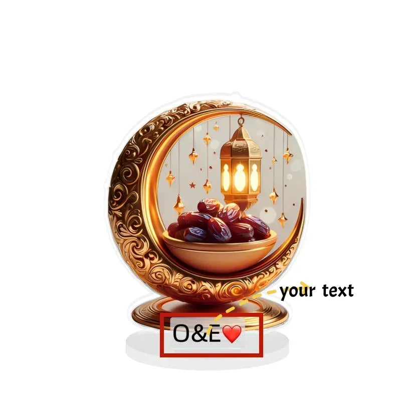 Ramadan Decor - Customized 2D Printed Tabletop