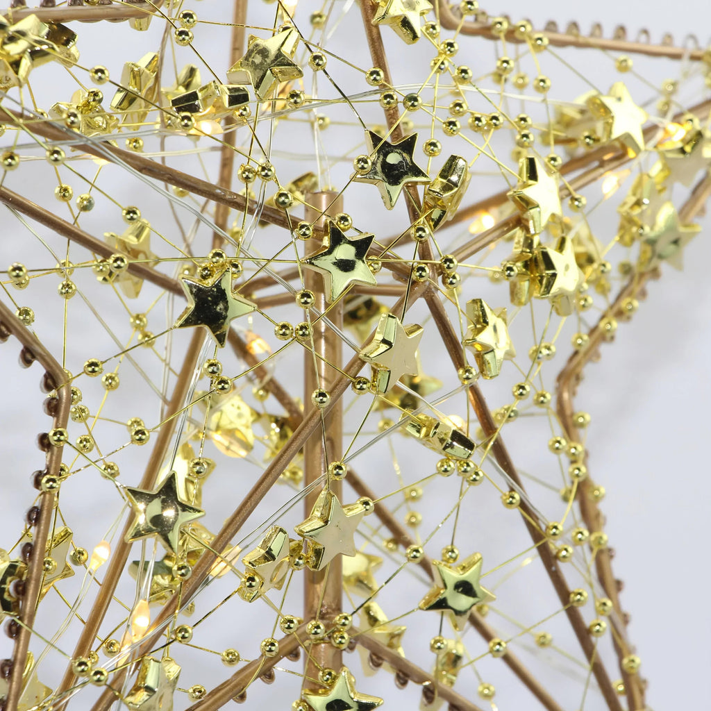 Ramadan Decoration - Star-Studded Metal with LED Lights