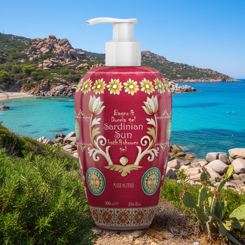 Le Maioliche Sardinian Sun Bath & Shower Gel 700 ml