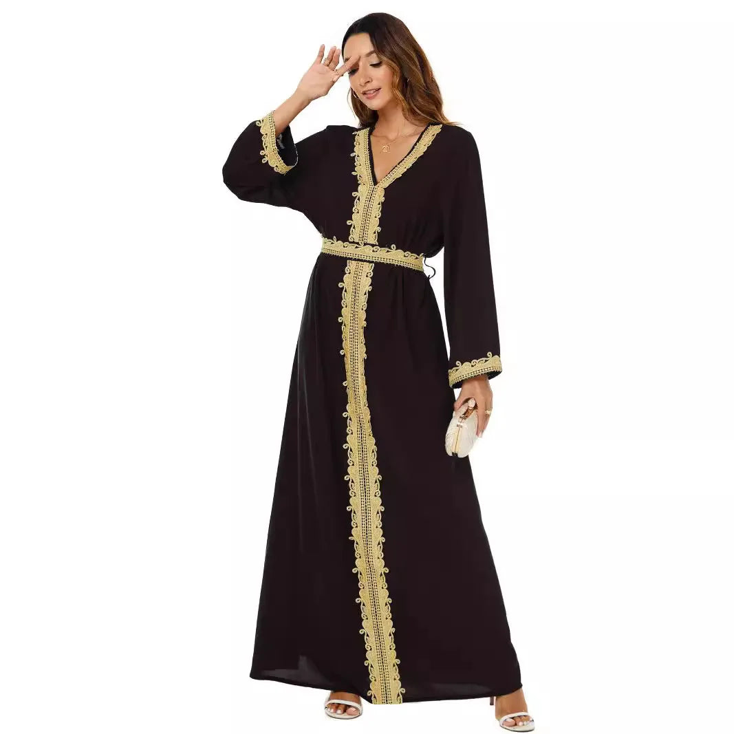 Women's Belted Occasion Abaya