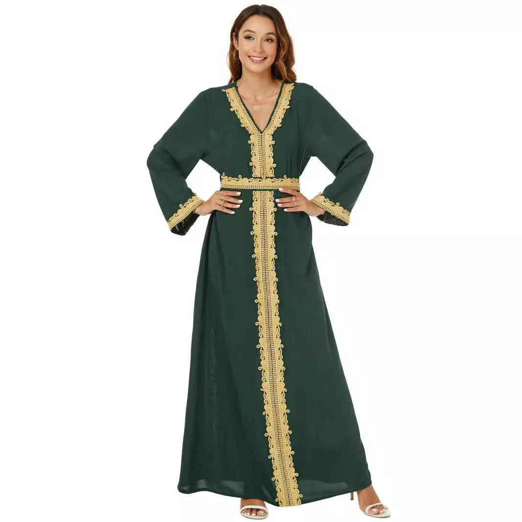Women's Belted Occasion Abaya