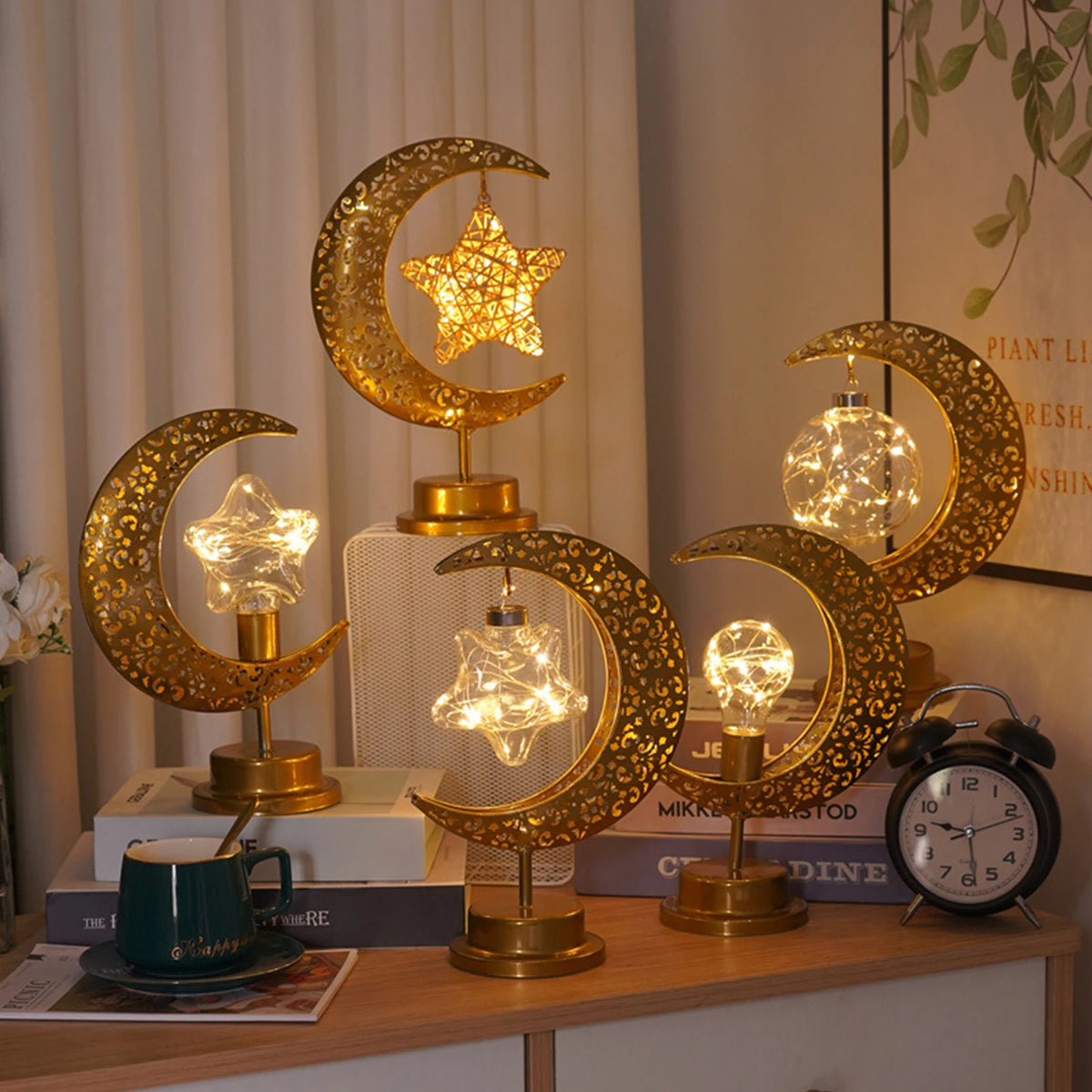 Ramadan Crescent Decorative Desk Lamp