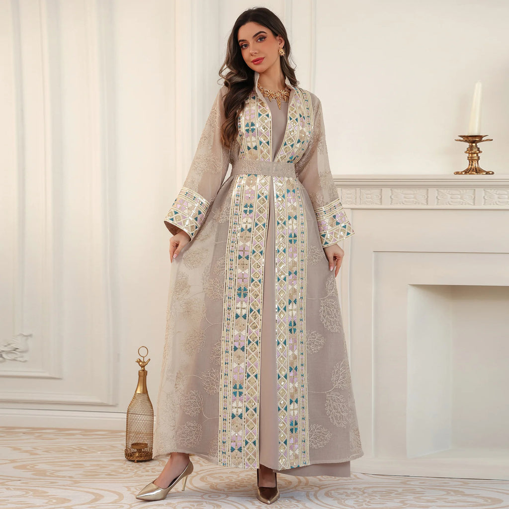 Women's Two-Piece Occasion Abaya Set