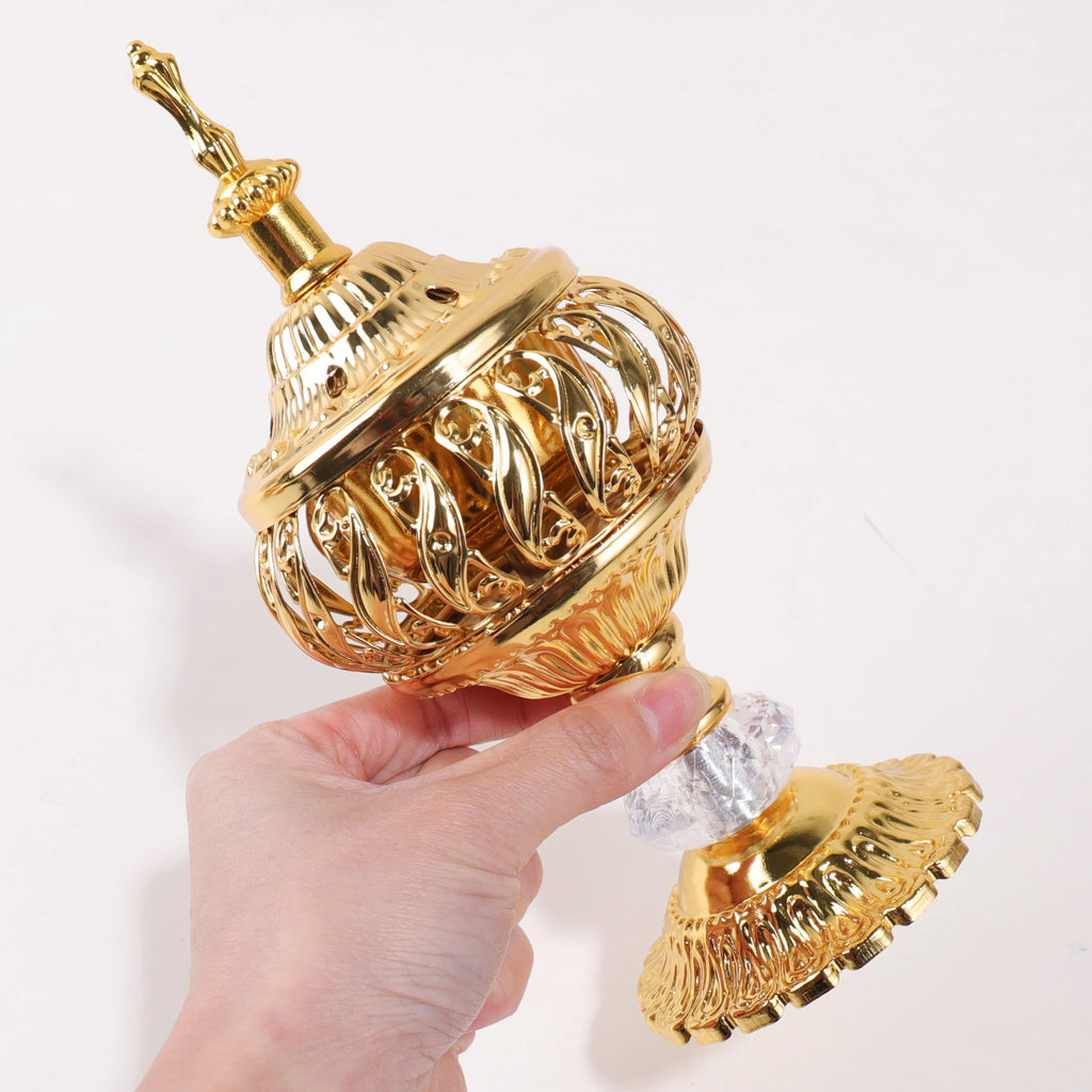 Gold-Tone Tower Incense Burner