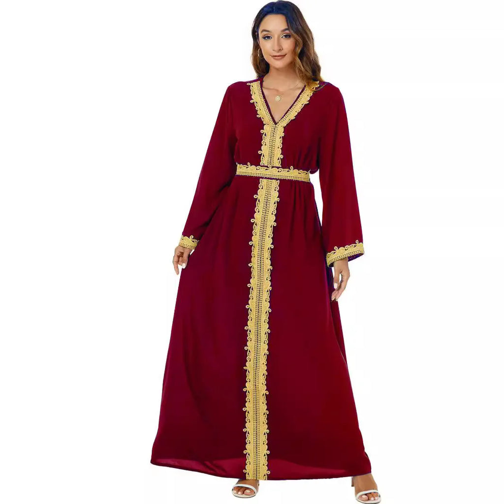 Women's Belted Occasion Abaya
