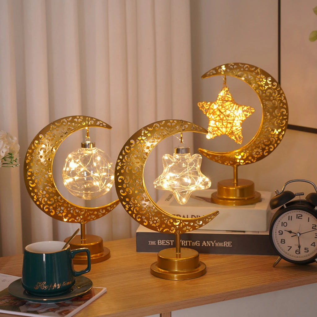 Ramadan Crescent Decorative Desk Lamp