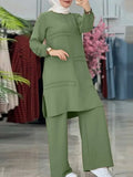 Women's Long Shirt & Pants Set