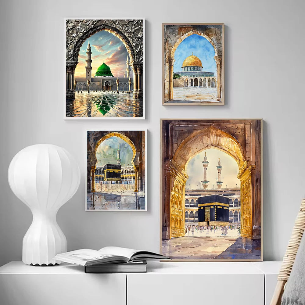 Mosque Canvas Wall Art – Unframed