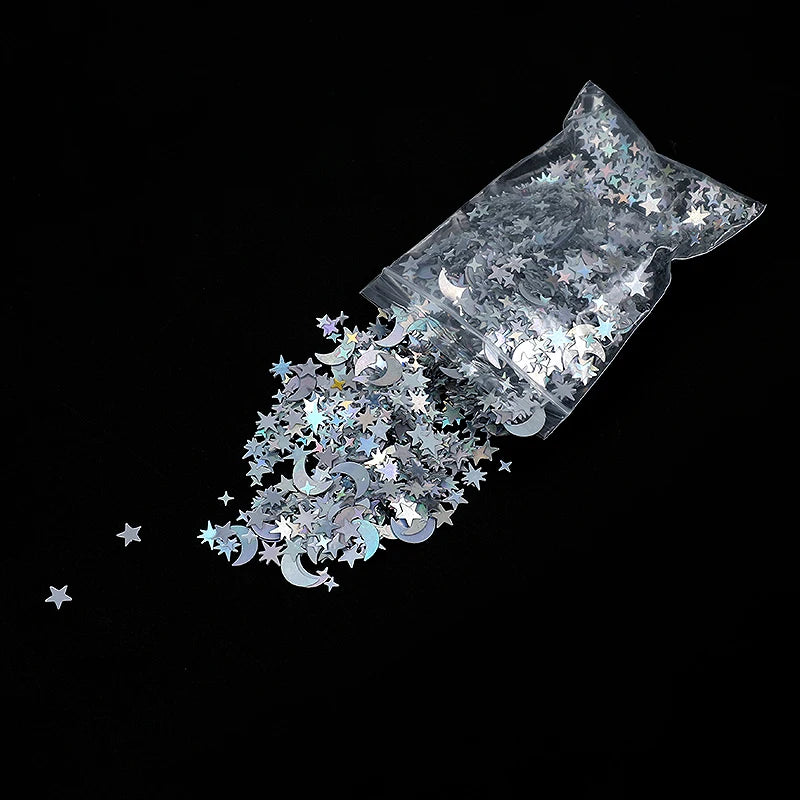 Crescent & Star Glitter Confetti
