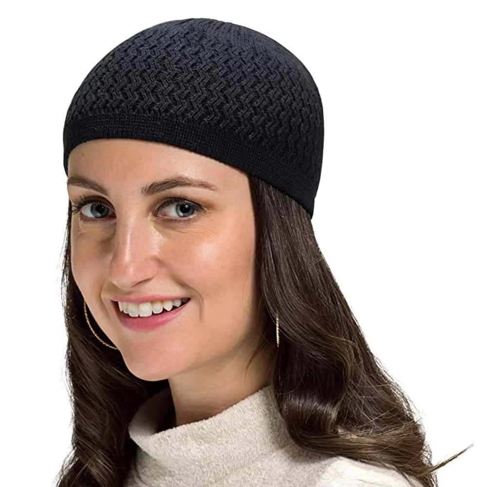 Men's Stretch Knit Kufi Prayer Cap